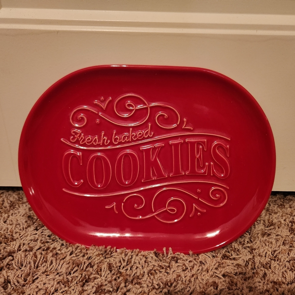 🎄🎅🍪 NWOT Hallmark Christmas Cookie Plate